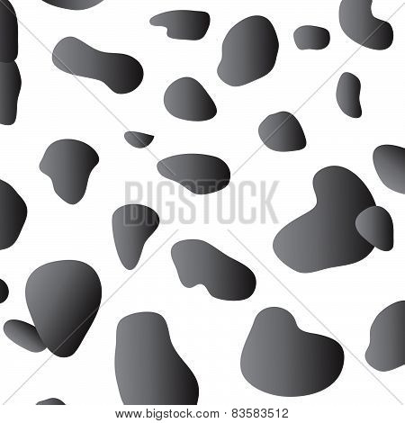 Seamless pattern of dalmatian spots