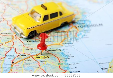 Linkoping ,sweden Map Taxi