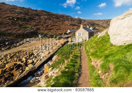 Penberth Cove Cornwall England