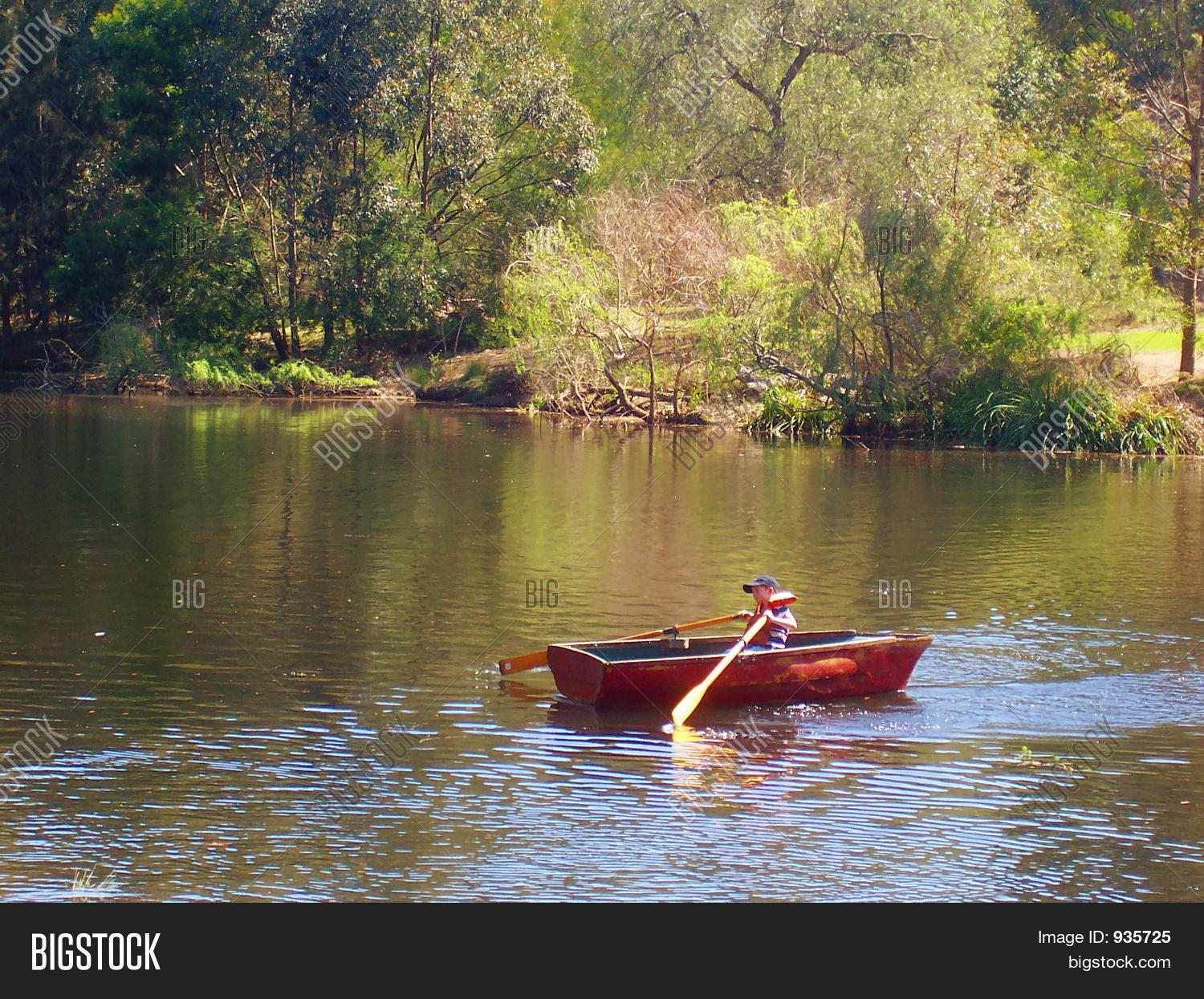 Child Rowboat Image & Photo (Free Trial) | Bigstock