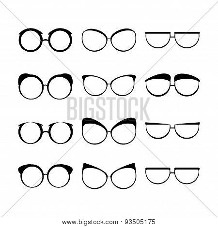 Glasses Set Vector