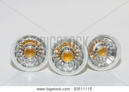 Three LED lights