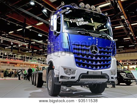 Mercedes Benz Arocs 3663 Finland Edition On Display