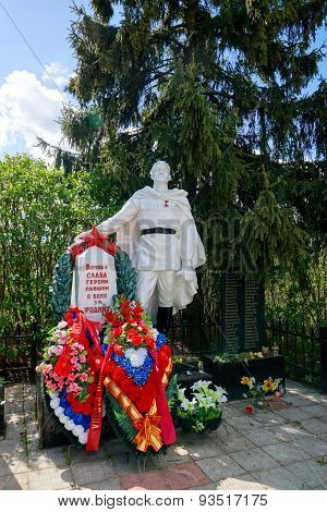 The monument on a mass grave of Red Army soldiers, Kapan, Russia