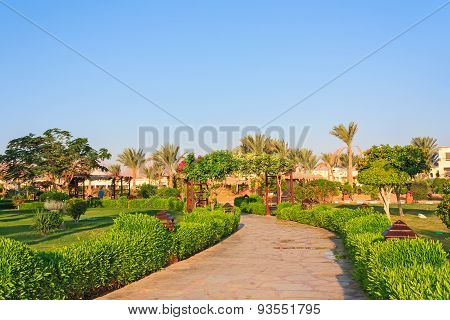 Sharm El Sheikh resort in Egypt