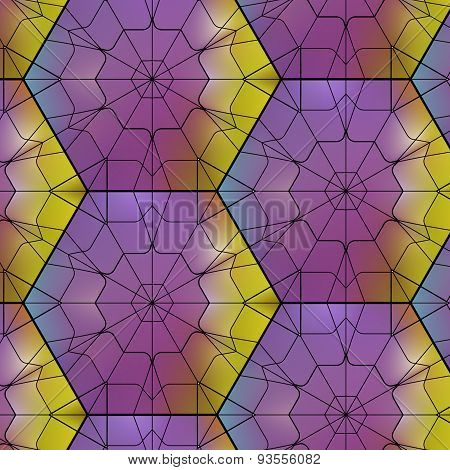 Seamless  Gemstone Vector Pattern
