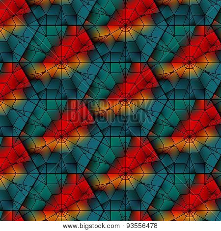 Seamless  Gemstone Vector Pattern