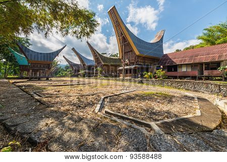 Scenic Traditional Village In Tana Toraja