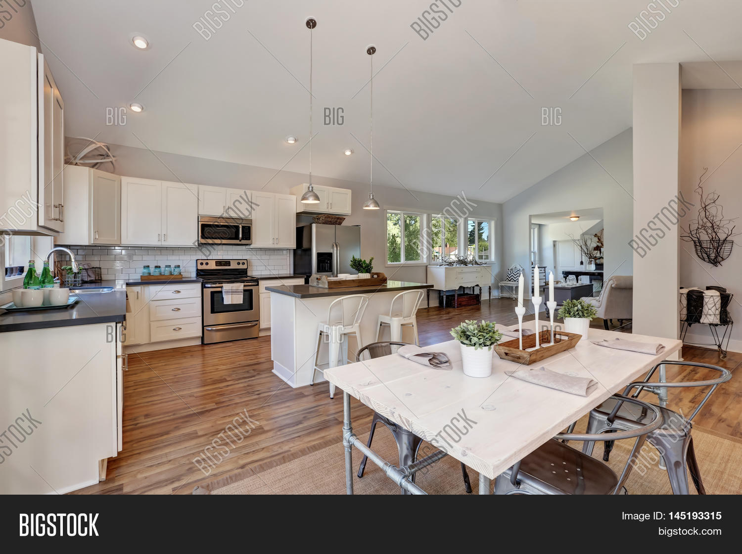 Interior Kitchen Image Photo Free Trial Bigstock