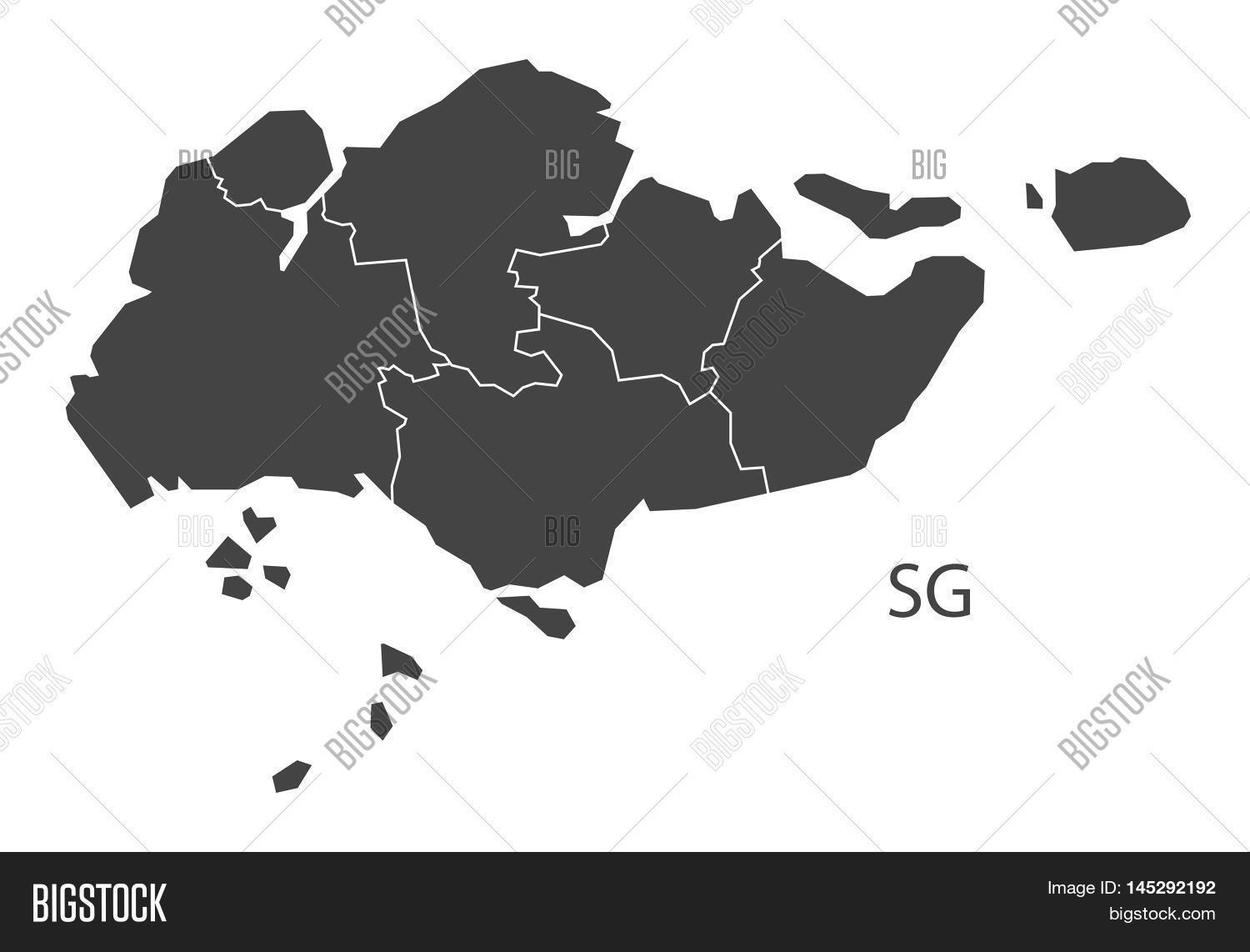 singapore-map-regions-vector-photo-free-trial-bigstock