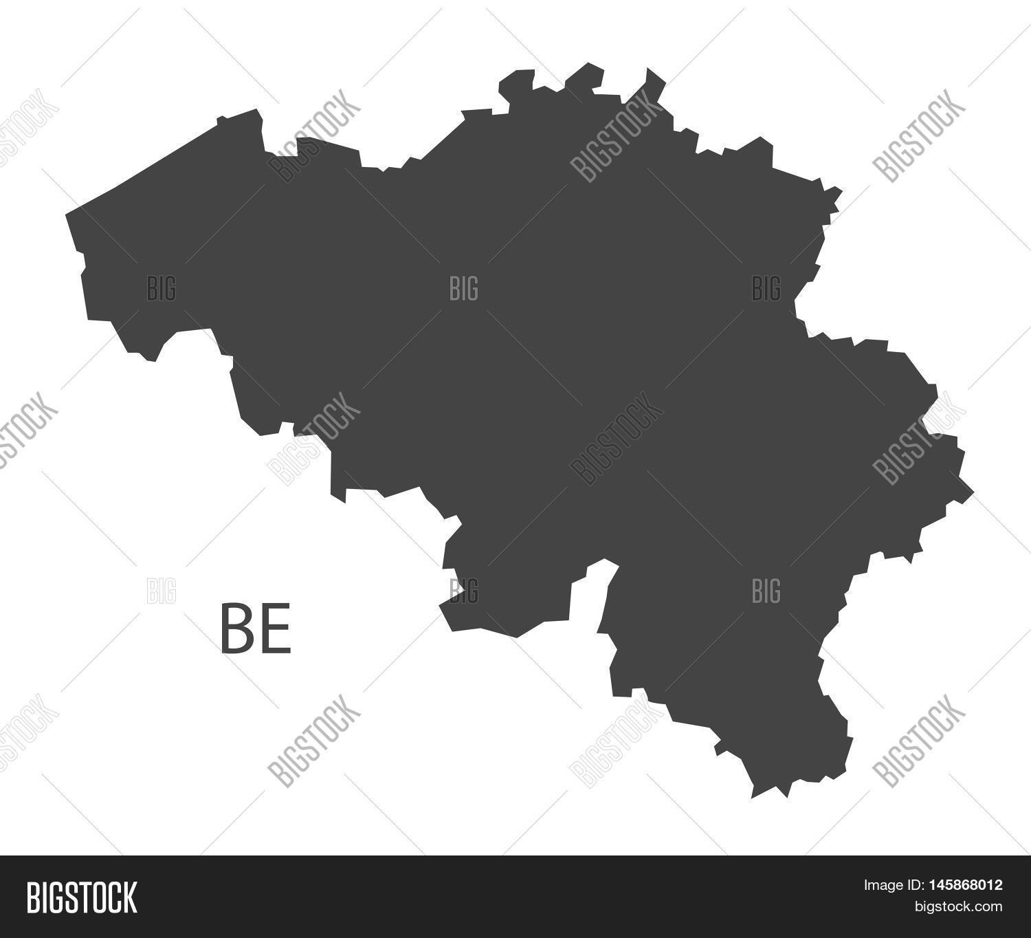Belgium Grey Map Vector Photo Free Trial Bigstock Belgium Grey Map Vector Photo Free Trial Bigstock