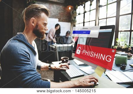 Fraud Hacking Spam Scam Phising Concept