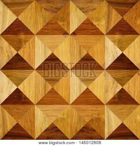 Abstract paneling pattern - seamless background - pyramidal pattern