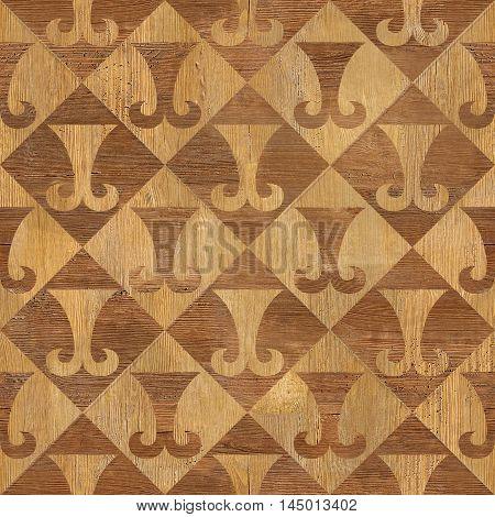 Abstract paneling pattern - seamless background - hipster symbol
