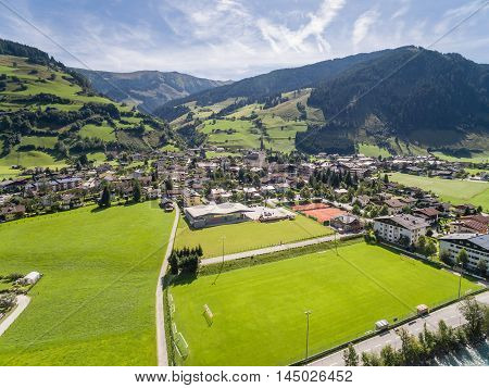 Rauris in Austria mountain village in the Alps Salzburg