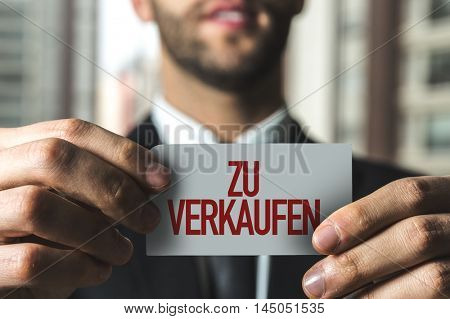 For Sale (in German)