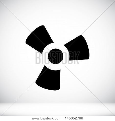 Black Fan And Propeller Icon