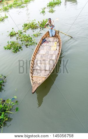 Unidentified People Are On The Boat