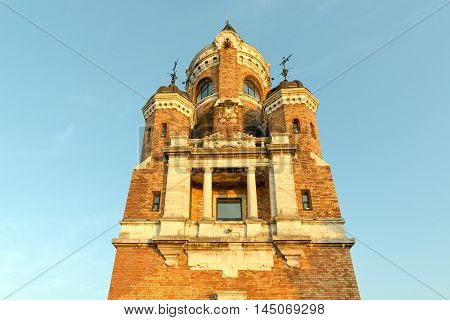Gardos memorial Tower (Millennium Tower) in old town Zemun, part of Belgrade, Serbia