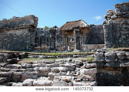 The Coba - Ruins Of The Mayan City In Mexico.