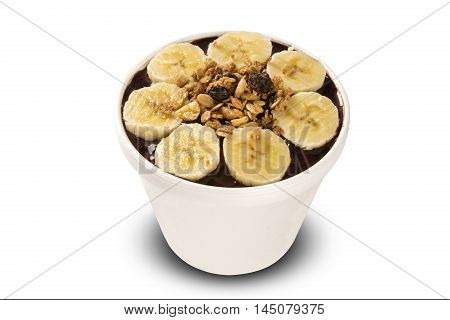 Acai Cup. Brazilian Famous Fruit From Amazon.