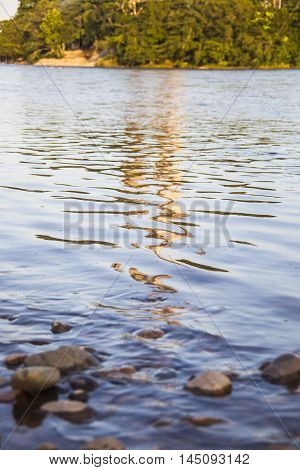 Reflections On Rippled Water