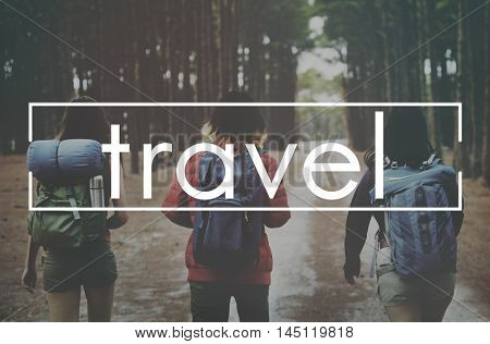 Travel Yolo Sightseeing Young Concept