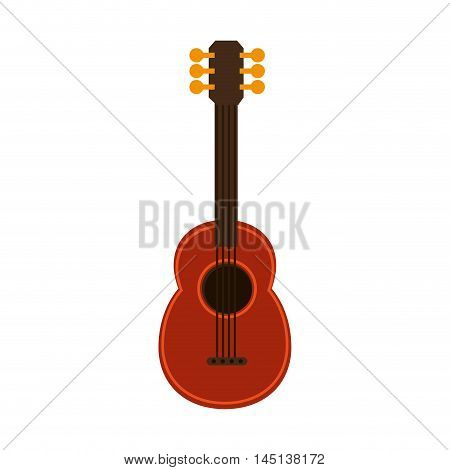 ukelele guitar music hawaiian vector illustration eps 10