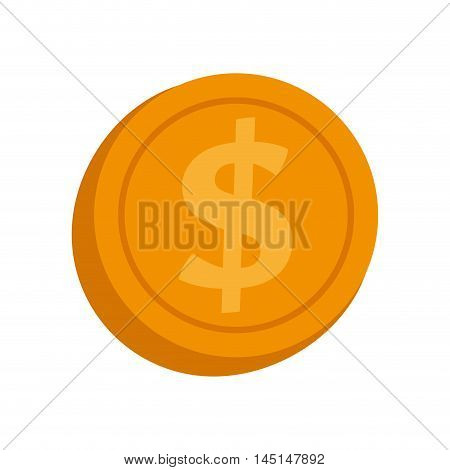 currency coin money isolated vector illustration eps 10
