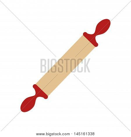 icon roller kitchen cooking isolated vector illustration esp 10