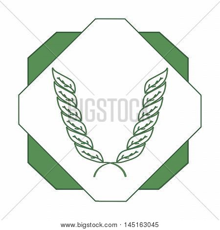 Vector illustration logo for a winner, champion.