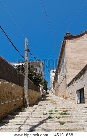 Stairs And El Terreno Church