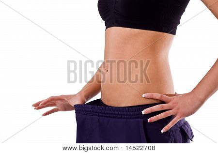 Frau Ergebnis-Gewicht-Verlust