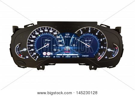 Dashboard And Digital Display - Mileage, Fuel Consumption, Speedometer Kph