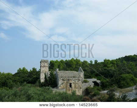 Remains of a Croatian castle