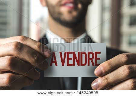 For Sale (in French)