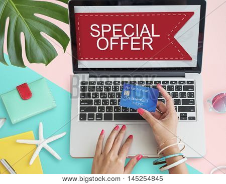 Sale Discount Promotion Special Offer Graphic Concept