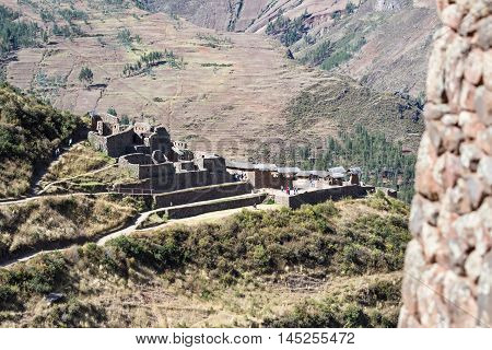 Pisac Ruins In Peru