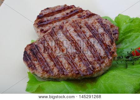 Grilled Burget Cutlet