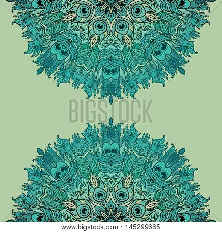 Vector Ethnic Mandala. Vintage decorative round element.