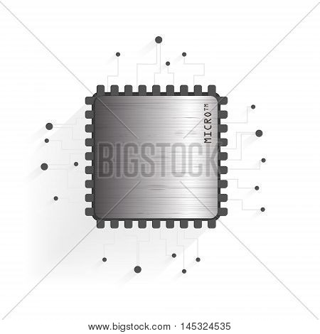 a schematic diagram of the circuit, the electronic transistor