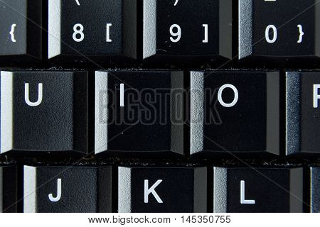 O German Keyboard Button White Black Macro