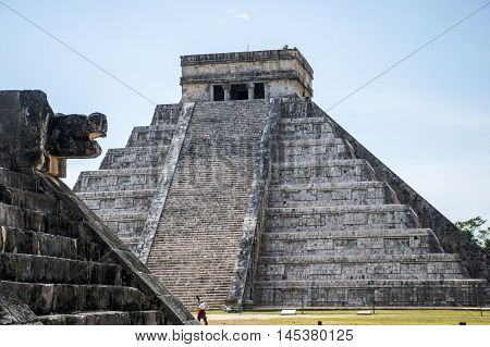 Mexico maya yucatan old Chichen Itza ruins