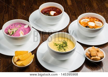different soups
