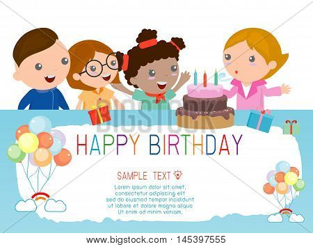 Happy Birthday for kids. Happy Birthday for choldren, Happy Birthday