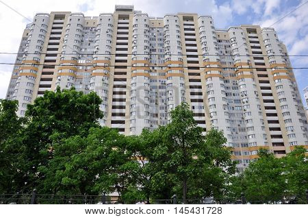 MOSCOW, RUSSIA - 05.29.2015. View Mitino - one of the new districts of Moscow