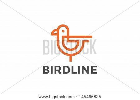 Linear Flat building municipal government vector architecture