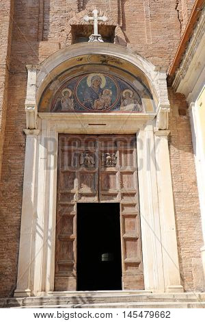 The Basilica of St. Mary of the Altar of Heaven in Rome
