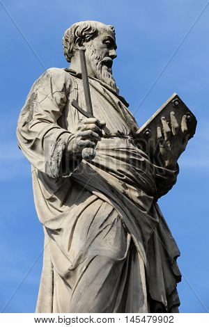 Statue of the Castel Sant'Angelo in Rome