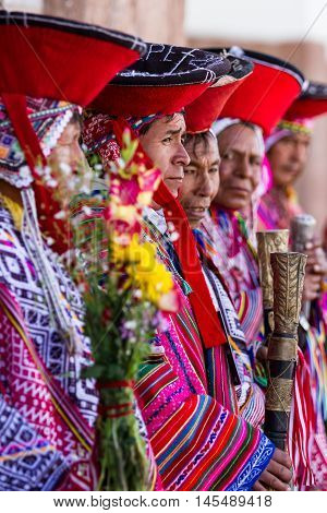 Quechua Elders In The Sacred Valley